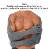 Manyakai Mens See Through Mesh Gloves Stretchy Full Finger Sun Protection Mittens Club Opera Cycling Gloves Grey One Size view 3