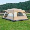 House Tent Large Tents for Camping Hiking Party,Multi-Family Tent with Mesh Windows,Sturdy Steel Poles,Waterproof Double Layer,Outdoor Tent Sun Shelter (Size : 6-10 Persons) view 1