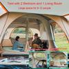 House Tent Large Tents for Camping Hiking Party,Multi-Family Tent with Mesh Windows,Sturdy Steel Poles,Waterproof Double Layer,Outdoor Tent Sun Shelter (Size : 6-10 Persons) view 3
