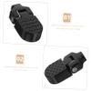 INOOMP 1pair Rear Seat Aluminum Alloy Pedals Foldable Foot Rest for Mountain Durable Foot Pegs for Comfort and Easy Storage Bike Accessories view 3