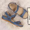 2007 Summer Orthopedic Sandals for Women Orthopedic Correction Leather Comfort Casual Bunion Slippers Shoes Buckle Beach Shoes view 4