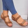 2007 Summer Orthopedic Sandals for Women Orthopedic Correction Leather Comfort Casual Bunion Slippers Shoes Buckle Beach Shoes view 3