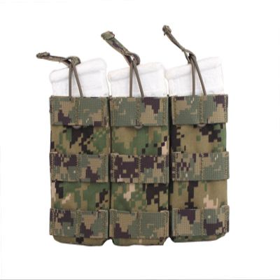 Airsoft Molle Magazine Pouch Tactical Modular Triple Mag Pouch (Multicam Arid)
