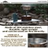 CAMPINGMOON 2pcs Set Stainless Steel Deep Type Camping Sierra Cup 450ml S-360 (2pcs Set + Bag) view 3