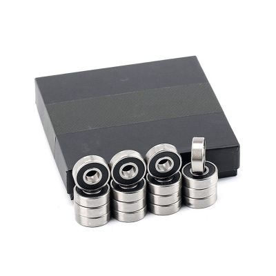 SUOFEILAIMU S608-2RS Roller Skates Bearing ABEC-9 Stainless Steel Inline Speed Skating Skateboard Scooter Drift Board Bearing 608 (Color : 16pcs s608-2rs)