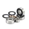 SUOFEILAIMU S608-2RS Roller Skates Bearing ABEC-9 Stainless Steel Inline Speed Skating Skateboard Scooter Drift Board Bearing 608 (Color : 16pcs s608-2rs) view 3
