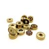 SUOFEILAIMU 608zz/627z Gold Tatinium Skate Bearings Skateboard Longboard Parts Inline Roller Scooter Quad Artistic Skates Bearing (Color : 16pcs 627z Gold abec9) view 2