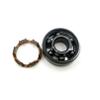SUOFEILAIMU 608 Ceramic Ball Bearing Si3N4 Black Inline Roller Skate Bearings 608 Skateboard Scooter Wheels Bearings (Color : 2pcs si3n4 Ball 608) view 2