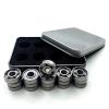 SUOFEILAIMU 608 Black Ceramic 5 Ball Bearings for Roller Skates Speed Skating Longboard Scooter Skateboard Inline Skates (Color : 16pcs 608rs 5 Balls) view 1