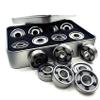 SUOFEILAIMU 608 Black Ceramic 5 Ball Bearings for Roller Skates Speed Skating Longboard Scooter Skateboard Inline Skates (Color : 16pcs 608rs 5 Balls) view 3