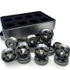 SUOFEILAIMU 608 Black Ceramic 5 Ball Bearings for Roller Skates Speed Skating Longboard Scooter Skateboard Inline Skates (Color : 16pcs 608rs 5 Balls) view 4