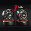 SUOFEILAIMU 10PCS 608 Black Ceramic Bearings 7 Balls ABEC-9 High Rev Skateboard/Longboard/Inline Skate/HandSpinner Bearing view 2