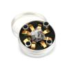 SUOFEILAIMU 608RS Skateboard Bearing ABEC-9 Double Rocker Longboard Wheels Bearing with Spacers Washers Drift Board Bearing 608 (Color : Golden Green) view 1