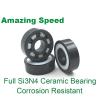 SUOFEILAIMU ZrO2/Si3n4 Full Ceramic 608-2rs Bearings Abec-11 Roller Skates Speed Skating Skateboard Spinner Bearing 608 (Color : 2pcs si3n4 608) view 3