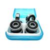 SUOFEILAIMU Abec-11 Super Fast Skateboard Wheel Bearing 608 Speed Skate Bearing 608-2rs Slalom Skates Inline Skating Brake Scooter Parts (Color : POM Cage 8pcs) view 1