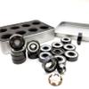 SUOFEILAIMU 608Z Abec-11 Bearings 608 White Ceramic Balls Inline Skate Roller Skates Skateboard Bearings Ceramica (Color : 16pcs with Iron Box) view 4