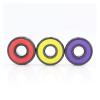 SUOFEILAIMU 16Pcs ABEC9 608 2RS for Inline Roller Skate Wheel Skateboard Bearing 608 RS Ball Bearings 608RS Sealed 8x22x7mm Shaft (Color : 608RS RED, Size : 16pcs) view 1