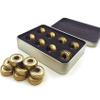 SUOFEILAIMU 608zz/627z Gold Tatinium Skate Bearings Skateboard Longboard Parts Inline Roller Scooter Quad Artistic Skates Bearing (Color : 16pcs 608zz Gold) view 2