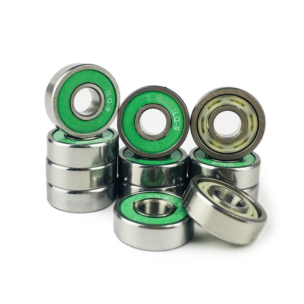 SUOFEILAIMU 16Pcs 608 ILQ-9 Skating Bearings Deep Groove 6 Balls 8x22x7mm Chrome Steel Bracket Skates Bearings ABEC-9