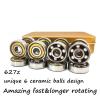 SUOFEILAIMU Skate Bearing 627 with 6 Outwards Ceramic Balls Roller for Quad Hockey Skates Bearing 627 for Art Skate Bearing (Color : 16pcs Hybrid 627) view 3