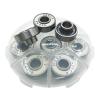 SUOFEILAIMU 8PCS 608rs Skateboard Bearing ABEC-9 Integrated Spacer Longboard Bearing 608 Danceboard Double Rocker Fishboard Bearings (Color : White) view 1
