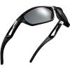 COTIA Polarized Sports Full Reading Sunglasses for Men Driving Cycling Fishing Presbyopic Sun Glasses UV Protection Goggles (black, 3, multiplier_x) view 1