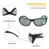 COTIA Polarized Sports Full Reading Sunglasses for Men Driving Cycling Fishing Presbyopic Sun Glasses UV Protection Goggles (black, 3, multiplier_x) view 4