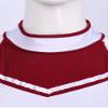 ACSUSS Womens 2PCS Cheerleading Costume Sleeveless Top with Knife Pleated Mini Skirt Outfit Sets Wine Red Small view 4