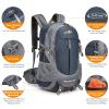 G4Free 35L Hiking Backpack Water Resistant Outdoor Sports Travel Daypack Lightweight with Rain Cover for Women Men (Navy Blue) view 3