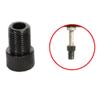 4PCS Bike Tire Valve Adapters Convert Presta to Schrader Aluminum Alloy Bicycle Tire Valve Adapter (Black) (FZ001-BK) view 2