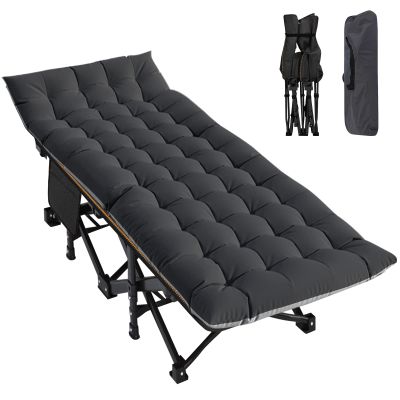 Barbella Folding Camping Cot, Folding Cot Camping Cots for Adults, Portable Sleeping Cot with Mattress Foldable Outdoor Bed Camp Cots Guest Bed with Carry Bag for Home, Office & Outdoor Use