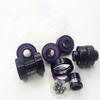 SUOFEILAIMU Bearing 608 Skateboard Longboard Bearing with Integrated Spacer, Scooter Bearing Inline Roller Skates Parts (Color : 8pcs Gcr15 608rs) view 4