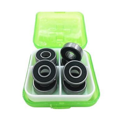 SUOFEILAIMU Abec-11 Super Fast Skateboard Wheel Bearing 608 Speed Skate Bearing 608-2rs Slalom Skates Inline Skating Brake Scooter Parts (Color : Nylon Cage 8pcs)