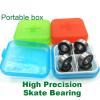 SUOFEILAIMU Abec-11 Super Fast Skateboard Wheel Bearing 608 Speed Skate Bearing 608-2rs Slalom Skates Inline Skating Brake Scooter Parts (Color : Nylon Cage 8pcs) view 2