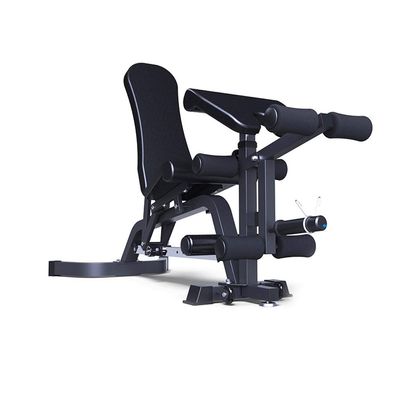 YYDS Workout Adjustable 90Flat Bench Training Bench for Full Body Workout Multifunctional Foldable Fitness Flat Bench Weighted 551lb Equipment (Color : Black)