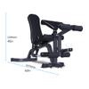 YYDS Workout Adjustable 90Flat Bench Training Bench for Full Body Workout Multifunctional Foldable Fitness Flat Bench Weighted 551lb Equipment (Color : Black) view 2