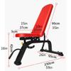YYDS Workout Decline Bench Press Fitness Sit Up Bench,Sit Up Bench Elite with Reverse Crunch Handle for Ab Exercises and Adjustable Height Settings Equipment (Color : Black) view 2