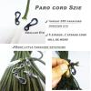 Bytiyar 1inch 30 Pcs Mini Metal SF Carabiner Clips with Spring Wiregate Hook and Little Eye Hole for Keychain Key Paracord Backpack Clasps Tractical Kit Accessory, Black+Gun Gray+Silver view 3