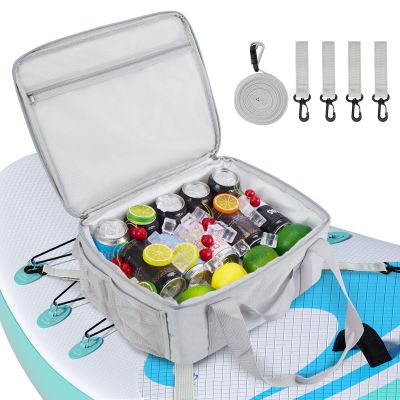 CAMULAND Cooler Bag, Paddle Board Accessories Waterproof Sup Deck Small Cool Bag for Drink Water Lunch Camping Padding Fishing Stand-up Paddleboarding Equipment Gifts for Kayak Lover
