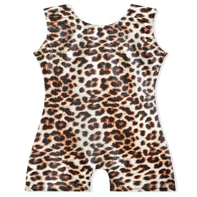 EQSJIU Girls Gymnastics Outfit Yellowleopard Gymnastics Shorts For Girls Rainbow Mosaic Mermaid Butterfly Stars Leopard Galaxy Tie Dye Cosmos 7-8years 7years 8years