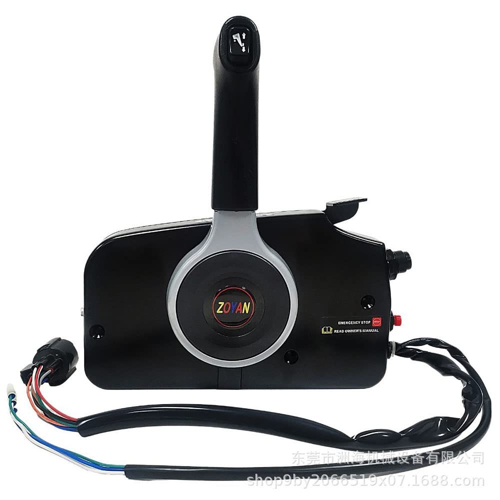 Boat Throttle Control 67200-93J50 Boat Control Box Outboard Remote Control for Suzuki Outboard Motor Side Mount