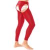 Fldy Men's Oil Shiny Mesh Hollow Out Pantyhose Tights Nylon Transparent Stockings Sexy Underppants Red One Size view 3