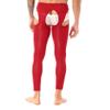 Fldy Men's Oil Shiny Mesh Hollow Out Pantyhose Tights Nylon Transparent Stockings Sexy Underppants Red One Size view 4