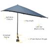 G4Free Adjustable Beach Umbrella XL with Universal Clamp Shaft for Chair, Golf Cart, Stroller, Bleacher, Patio (Dark Blue) view 3