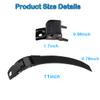 SAUYRASY 1Pair Rollerblade Replacement Straps Inline Skate Strap Replacement Inline Roller Skate Straps with Screws Nuts For Men Women Kids view 2