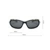 COTIA Full Reading Sunglasses for Mens Sports Square Sun Glasses Outdoor Riding Fishing Eyewear- Not Bifocal (black, 2.5, multiplier_x) view 4