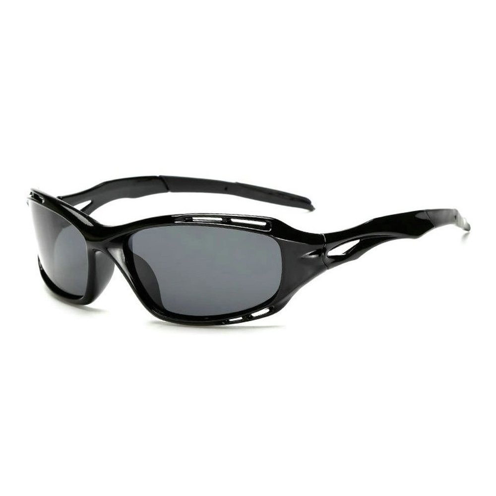COTIA Full Reading Sunglasses for Mens Sports Square Sun Glasses Outdoor Riding Fishing Eyewear- Not Bifocal (black, 3.75, multiplier_x)