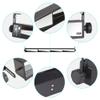 10L0L Golf Cart 4-Panel Wide Angle Rear View Mirror - Universal Fit for Yamaha, Club Car, EZGO, Eliminate Blind Spots view 4
