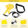 Swim Tether, Swimming Resistance Belt, Swimming Parachute for Speed Training, Swim Resistance Belt Swimming Strength Training Belt for Children Adults with 360 Rotating Quick Release Buckle view 3