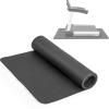 V3VOGUE High Density Non-Slip Rubber Floor Mat for Exercise Equipment, Anto Vibration Sound Absorbing Mat, Treadmill Mat, Elliptical Mat, Exercise Bike Mat, Rowing Machine Mat, Floor Protector view 1